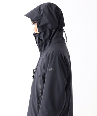 JOSEPH ABBOUD MOUNTAIN 【ストレッチ/撥水/防水素材/イタリア素材/ライナードッキング対応】マウンテンシェル パーカー ネイビー系