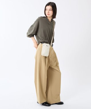 LeSportsac CHAIN MINI PHONE CRSBDY/サンドバーチェーンキルト サンドバーチェーンキルト