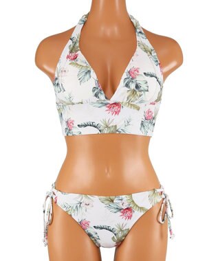 San-ai Resort（三愛水着楽園） ナチュラルだけどしっかり盛れる【ナチュラルアップブラ】　ノンワイヤービキニ　7M・9M　【San-ai Resort（サンアイリゾート）】 レッド