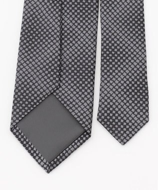 JOSEPH HOMME 【日本製】グラデーションハウンドトゥース 　ネクタイ ライトグレー系7