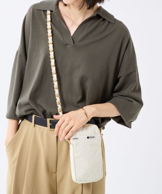 LeSportsac CHAIN MINI PHONE CRSBDY/サンドバーチェーンキルト サンドバーチェーンキルト