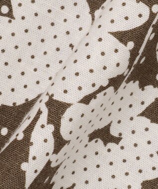 自由区 【XSサイズ~/洗える】モノトーンドットフレア スカート ブラウン系5