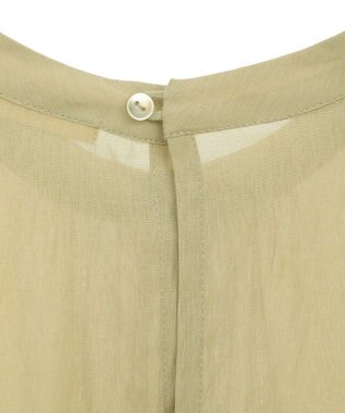 CRAFT STANDARD BOUTIQUE ヴィンテージボイルショルダータックブラウス Khaki