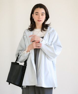 Green Parks 撥水加工Ａラインマウンテンパーカー Sax