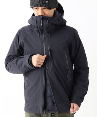 JOSEPH ABBOUD MOUNTAIN 【ストレッチ/撥水/防水素材/イタリア素材/ライナードッキング対応】マウンテンシェル パーカー ネイビー系
