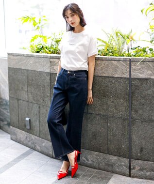 ANY SIS S 【美ライン大人T】半袖 Tシャツ オフロゴ