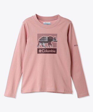 Columbia Columbia/ 【KIDS】ヘーゼルデルヒルロングスリーブグラフィックTシャツ /コロンビア Eraser Pink、 Barely Printed