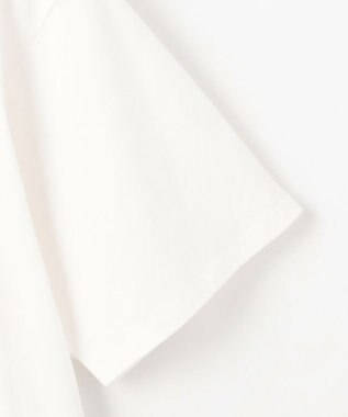 Feroux 【洗える】リボン刺繍 Tシャツ ホワイト系