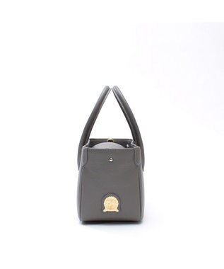 A.D.M.J. 【牛革】ミニトートバッグ　（Dカン付き） オイスターグレー