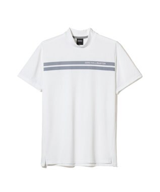 ZERO HALLIBURTON 通気性抜群 コンフォートモックネックTシャツ ZHG-M6S7d 85194 ホワイト