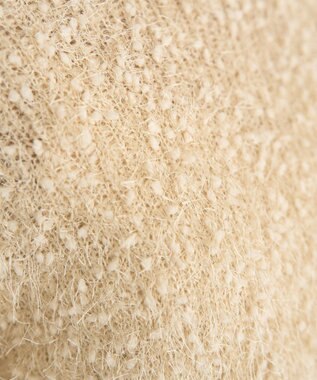 earth music&ecology ポンポンヤーンラメニットプルオーバー Beige