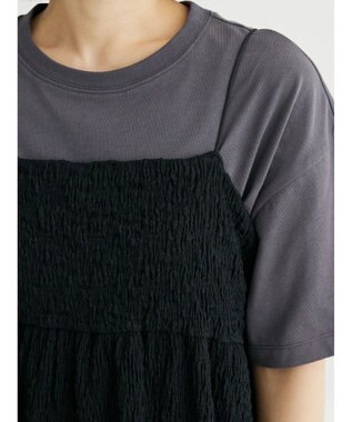 Green Parks カットＪＱキャミソール Black