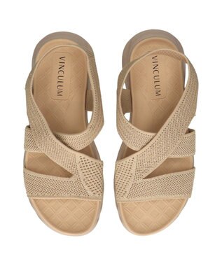 Bridget Birkin 【VINCULUM】フレックスソールニットサンダル ベージュ