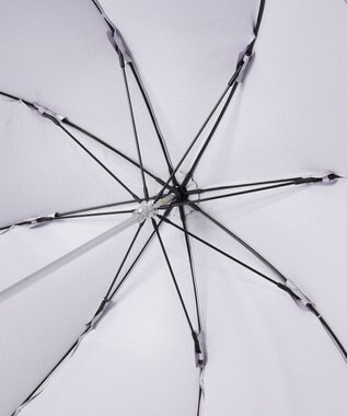 MOONBAT 【ランバン オン ブルー（LANVIN en Bleu）】晴雨兼用日傘 　長傘　ドビーフリル ライトパープル