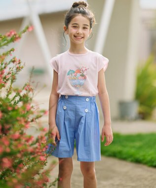 組曲 KIDS 【150-160㎝】OMATSURI Tシャツ サクラ系