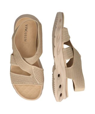 Bridget Birkin 【VINCULUM】フレックスソールニットサンダル ベージュ