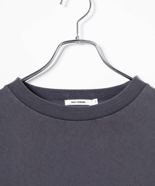 WEGO ピグメントクルーネックロンT スミクロ