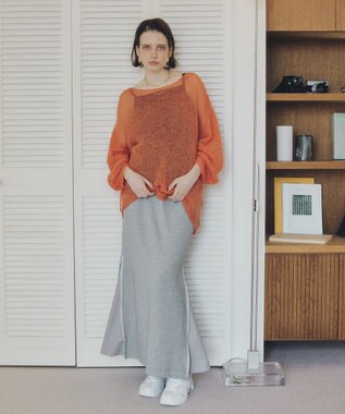 YECCA VECCA ZIPアレンジスカート Gray