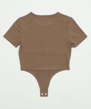 WEGO ボディスーツピチＴ ブラウン