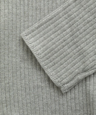 YECCA VECCA ラメ混ハイネックリブニット Gray