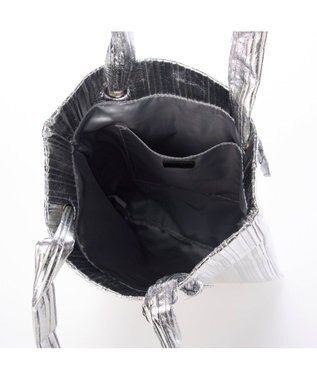 UNBILLION カカトゥ kakatoo / シャインプリーツトートバッグ シルバー