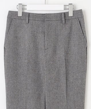 J.PRESS LADIES S 【洗える】チェルビック テーパード パンツ グレー系