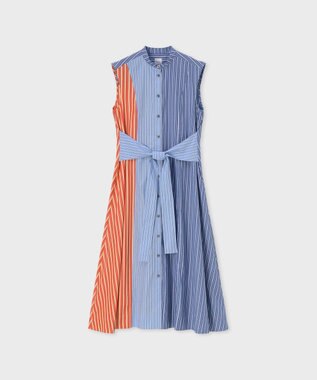 Paul Smith ミックスストライプ ノースリーブ ワンピース