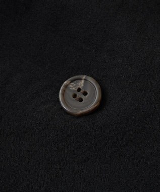 Green Parks 麻調合繊フレンチスリーブジャケット Black