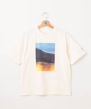 SHARE PARK LADIES 【UVカット・吸水速乾・ストレッチ・軽量 】フォトプリントTシャツ（S・Mサイズ） ホワイト系