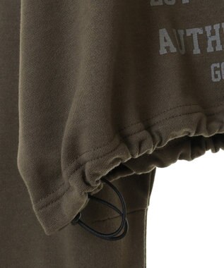 CRAFT STANDARD BOUTIQUE カレッジプリントショートプルオーバー Khaki