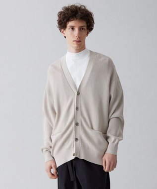 UNFILO MENS イージーケア ニットカーディガン [23年春夏商品] アイボリー
