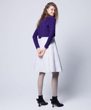 TOCCA 【洗える！】CASHMERE BOLERO ボレロ パープル系