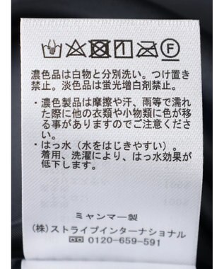 Green Parks キルティングノーカラーブルゾン Check