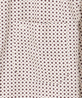 JOSEPH ABBOUD 【サスティナブル素材】小紋プリント シャツ ワイン系5