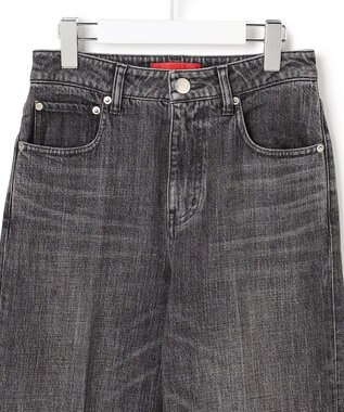 23区 【滝沢眞規子さん着用/RED CARD TOKYO×23区】 センタープレス デニム ワイド パンツ グレー系