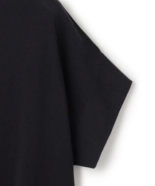 23区 【洗える】コットンアセテート プルオーバー ニット ブラック系