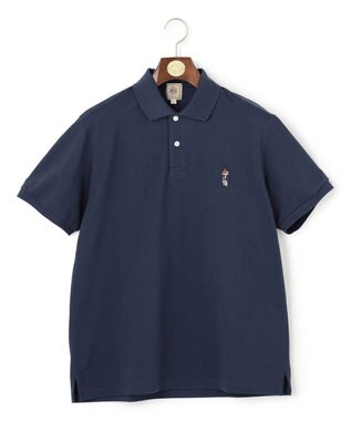 J.PRESS MEN 新デザイン【BULLDOG BOY / 8色展開】カノコレジメン ポロシャツ ネイビー系