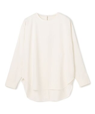 UNFILO ジョーゼット ラウンドテール プルオーバー オフ