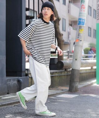 WEGO 【ユニセックス着用ITEM/手洗い可】バギーパンツ ホワイト