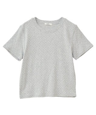 earth music&ecology ドットプリントＴシャツ Brown