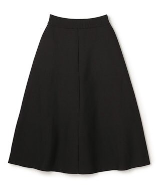 UNFILO BEAUTY FORM KNIT フレアスカート セットアップ グレージュ×ブラック