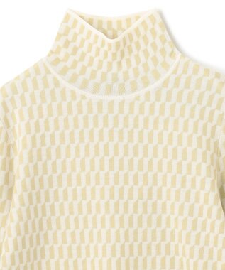 JOSEPH ファインアルコーブジャガード　ニット Pale Olive/Ivory