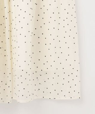 Feroux ドットティアード スカート アイボリー系1