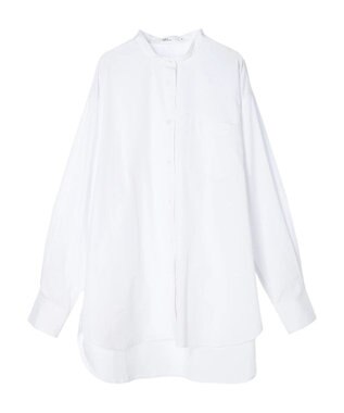 CRAFT STANDARD BOUTIQUE 【追加】バンドカラーシャツ オフホワイト