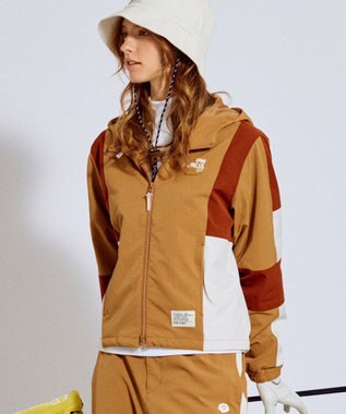 PW CIRCULUS 【ストレッチ素材】【WOMEN】トラックジャケット ゴルフウェア レディース ベージュ系