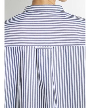 CRAFT STANDARD BOUTIQUE プランサーボタンシャツワンピース Stripe Black