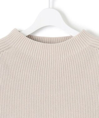 23区 【洗える】コットンリリー モックネックニットベスト ライトグレー系