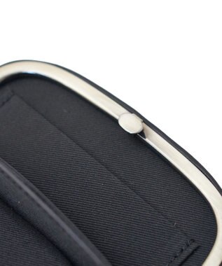 FOLNA RD ソフトレザーショート 天溝がま口 財布 ブラック