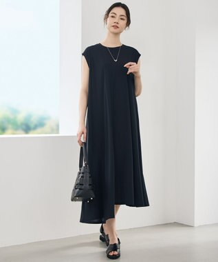 自由区 【WEB先行販売】ストレッチアムンゼン ワンピース ネイビー