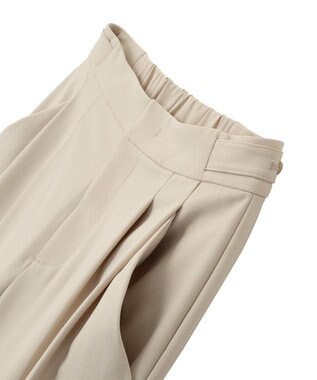 Green Parks イージーケアキュロットパンツ Light Beige